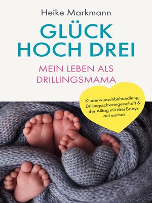 cover image of Glück hoch drei--Mein Leben als Drillingsmama